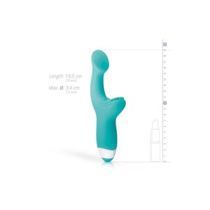 GOOD VIBES ONLY G-SPOT VIBE YUKI TEAL 16cm - Image 3