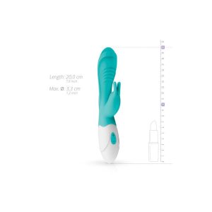 GOOD VIBES ONLY RABBIT VIBE LEDA TEAL 20cm - Image 3