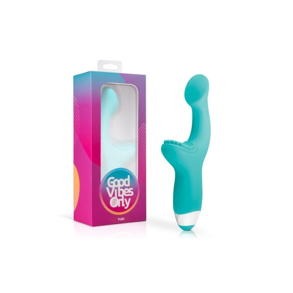 8-g-spot-vibe-yuki GOOD VIBES ONLY G-SPOT VIBE YUKI TEAL 16cm