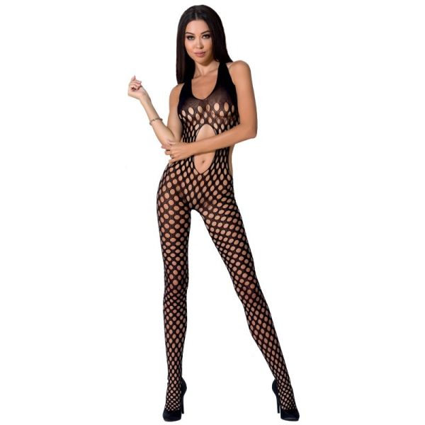 PASSION WOMAN BS065 BODYSTOCKING BLACK ONE SIZE