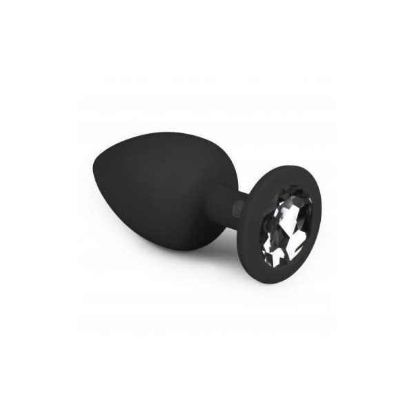 EASYTOYS DIAMOND PLUG LARGE BLACK 10cm