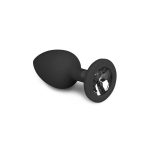 EASYTOYS DIAMOND PLUG SMALL BLACK 7.5cm