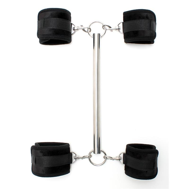 6-spreader-bar-with-detachable-4-cuffs-black