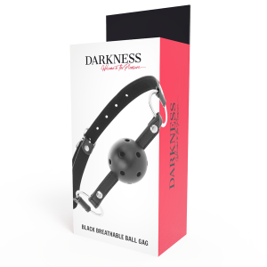 DARKNESS BLACK BREATHABLE CLAMP GAG - Image 4