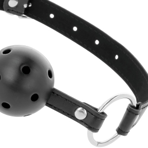 DARKNESS BLACK BREATHABLE CLAMP GAG - Image 3