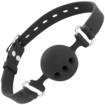 DARKNESS SILICONE BALL GAG BLACK