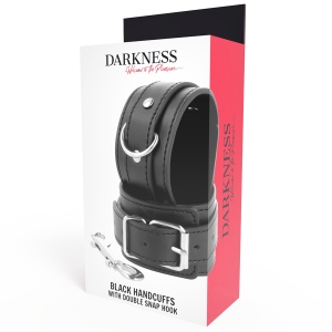 DARKNESS HANDCUFFS WITH DOUBLE SNAP HOOK - Image 4