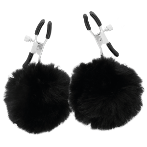 DARKNESS FUR BALL NIPPLE CLAMPS - Image 3