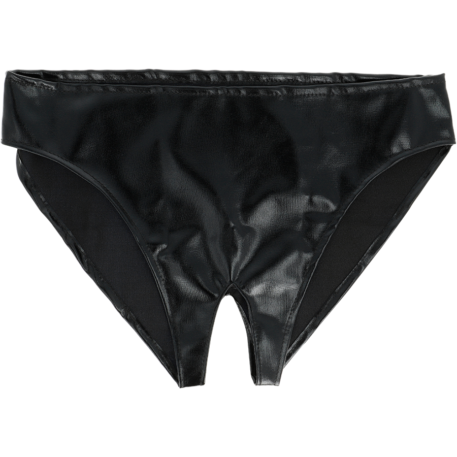 DARKNESS CROTCHLESS PANTIES ONE SIZE