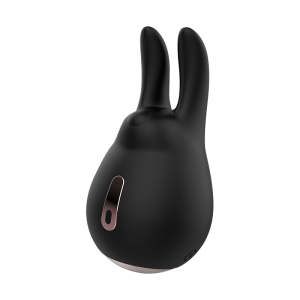 COQUETTE CHIC DESIRE BUNNY CLITORIAL STIMULATOR BLACK/GOLD - Image 4