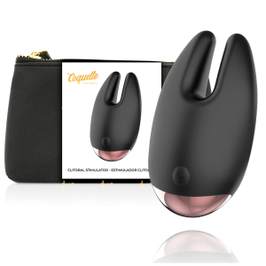 COQUETTE CHIC DOUBLE DESIRE CLITORIAL STIMULATOR BLACK/GOLD - Image 6