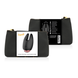 COQUETTE CHIC DOUBLE DESIRE CLITORIAL STIMULATOR BLACK/GOLD - Image 4