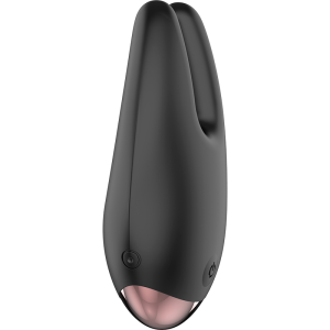 COQUETTE CHIC DOUBLE DESIRE CLITORIAL STIMULATOR BLACK/GOLD - Image 3