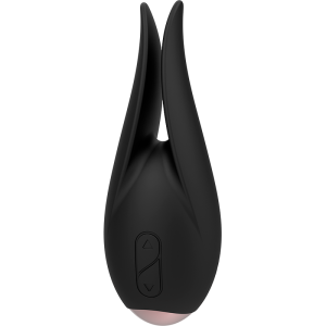COQUETTE CHIC DESIRE FLOWER CLITORIAL STIMULATOR BLACK/GOLD - Image 4