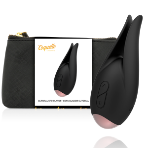 COQUETTE CHIC DESIRE FLOWER CLITORIAL STIMULATOR BLACK/GOLD - Image 8