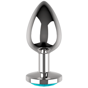 COQUETTE ANAL PLUG METAL BLUE COLOR SIZE L 4x9cm - Image 8