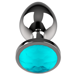 COQUETTE ANAL PLUG METAL BLUE COLOR SIZE L 4x9cm - Image 6