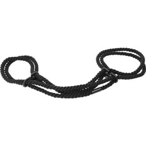 DARKNESS COTTON WRIST OR ANKLE COTTON CUFFS BLACK - Image 4