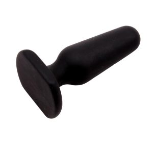 CHISA BUTT PLUG SILICONE BLACK 7.5cm - Image 3