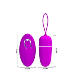PRETTY LOVE VIBRATING EGG BRADLEY PURPLE 7cm - Image 5