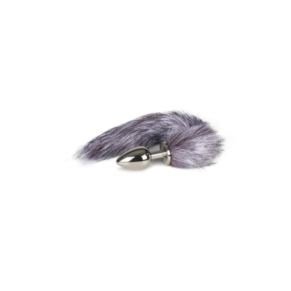 EASYTOYS PLUG WITH FOXTAIL No. 4 SILVER