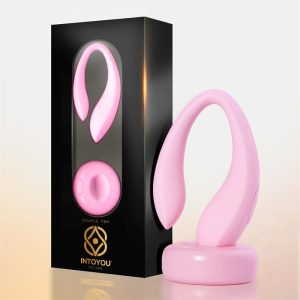 INTOYOU DELUXE COUPLES SILICONE USB VIBE WITH 180º SKELETON