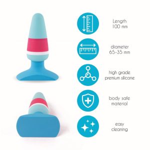 FEELZTOYS BUTT PLUG COLORS No1 9cm - Image 3