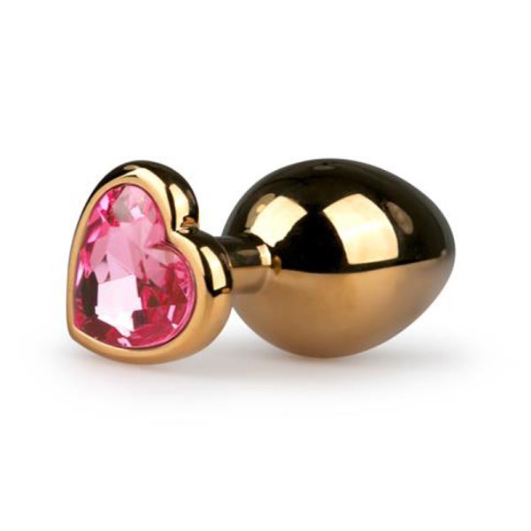 1-aluminum-anal-plug-no-7-gold-pink EASYTOYS METAL ANAL PLUG No.7 GOLD PINK 8cm