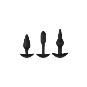 EASYTOYS KIT SILICONE PLEASURE PLUGS 3 PIECES