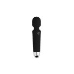 EASYTOYS SILICONE USB MINI WAND MASSAGER BLACK 20cm
