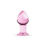 GILDO No.26 PINK GLASS BUTTPLUG 8.5cm