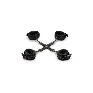EASYTOYS HOGTIE WITH HAND AND ANKLECUFFS BLACK - Image 7