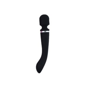 MOOVE MASSAGE WAND WITH 2 MOTORS SILICONE BLACK - Image 4