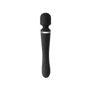 MOOVE MASSAGE WAND WITH 2 MOTORS SILICONE BLACK - Image 3