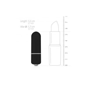 EASYTOYS 10 SPEED VIBRATING BULLET BLACK 5.5cm - Image 4