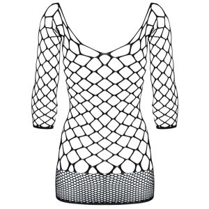 OBSESSIVE D606 NET-DRESS BLACK ONE SIZE - Image 2