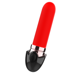 COQUETTE VIBRATOR RECHARGEABLE LIPSTICK BLACK/ GOLD - Image 6