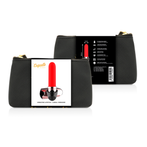 COQUETTE VIBRATOR RECHARGEABLE LIPSTICK BLACK/ GOLD - Image 5