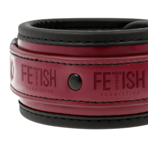 FETISH SUBMISSIVE DARK ROOM HANDCUFFS VEGAN LEATHER - Image 4