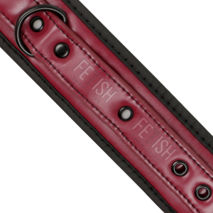 FETISH SUBMISSIVE DARK ROOM HANDCUFFS VEGAN LEATHER - Image 5