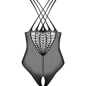 OBSESSIVE B118 CROTCHLESS NAUGHTY TEDDY BLACK - Image 4