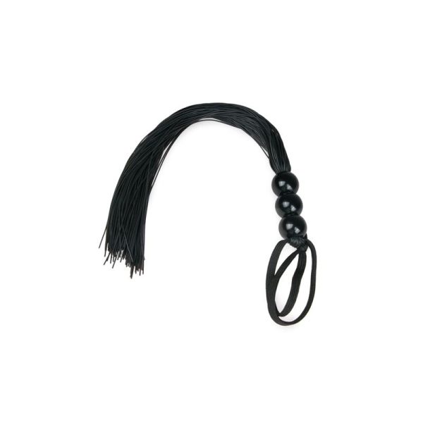 EASYTOYS BLACK SILICONE WHIP