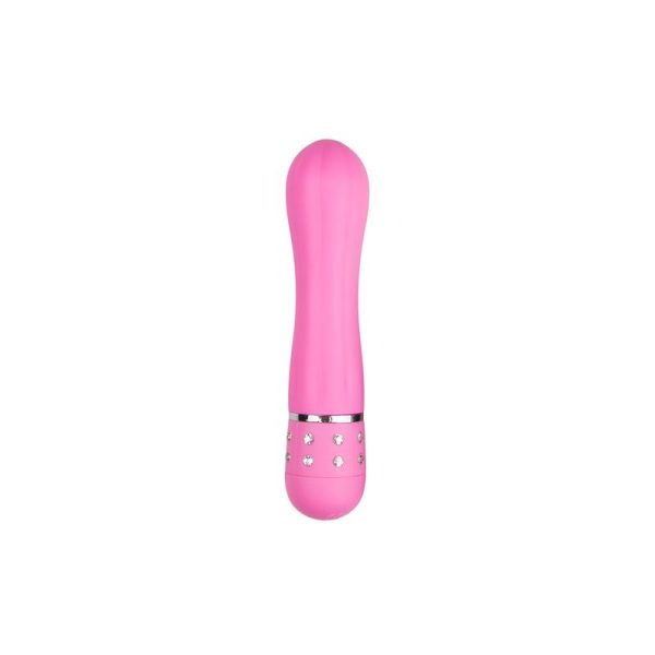 EASYTOYS LOVE DIAMOND MINI VIBRATOR SMOOTH PINK 11.4cm