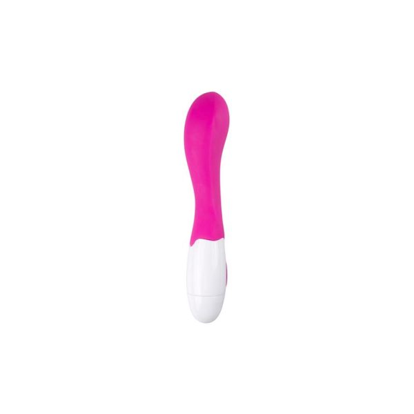 EASYTOYS SILICONE ROSE VIBRATOR PINK 19cm