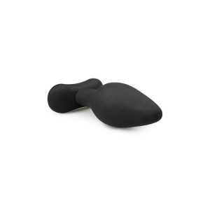 EASYTOYS LARGE BLACK SILICONE BUTTPLUG 14cm - Image 4