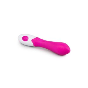 EASYTOYS SILICONE ROSE VIBRATOR PINK 19cm - Image 5