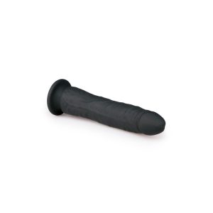 EASYTOYS SILICONE DILDO BLACK 21cm - Image 4