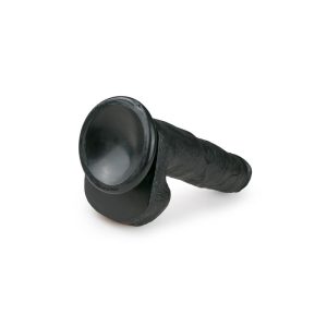 EASYTOYS REALISTIC DILDO BLACK 26.5cm - Image 4