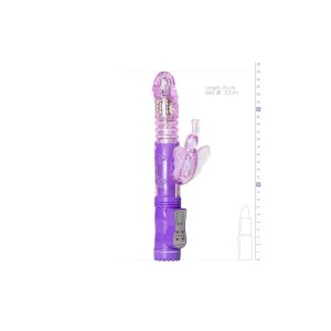 EASYTOYS BUTTERFLY VIBRATOR PURPLE 25cm - Image 3