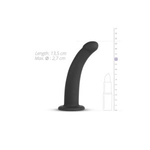 EASYTOYS HARNESS WITH SILICONE DILDO BLACK 13.5cm - Image 4